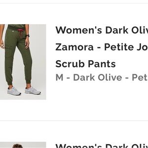 Figs Women's Zamora Jogger Pants - Dark Olive